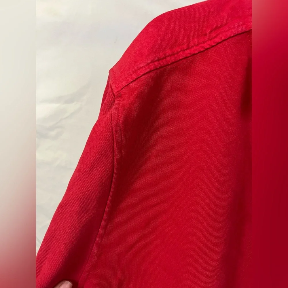 UNTUCKit Men's Wolfred Red Quarter‎ Zip Pullover Sweater- Size XL